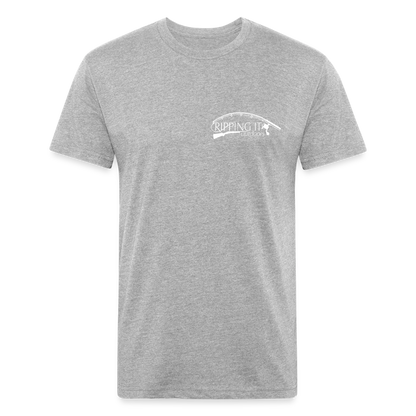 Fitted Cotton/Poly T-Shirt by Next Level - heather gray