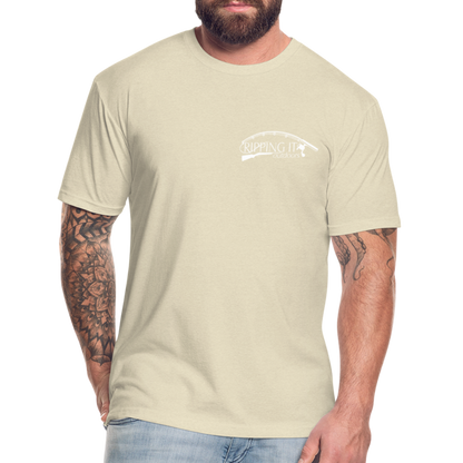 Fitted Cotton/Poly T-Shirt by Next Level - heather cream