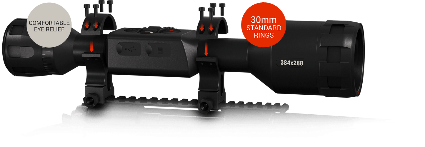 ATN THOR 4 384 1.25-5X, 384 2-8X, 384 4.5-18X, 384 7-28X Smart HD Thermal Rifle Scope - RIPPING IT